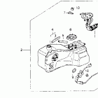 GL1500A Fuel tank set 92