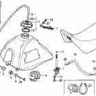 XR100R Топливный бак