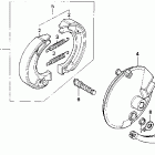 XR100R Передний тормоз