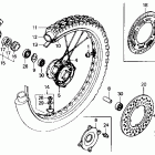XR250R Переднее колесо