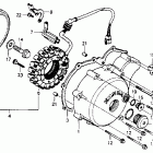VT600CD Крышка картера левая