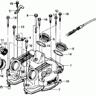 XR250R Крышка головки цилиндров