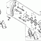 VFR750F Передний тормозной суппорт