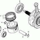 XR250R Коленвал