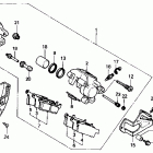 XR250R Rear brake caliper 90-91
