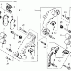 GL1500 Передний тормозной суппорт