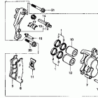 XR600R Fr. brake caliper 88-92