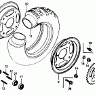 Z50R Заднее колесо