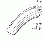 XR600R Переднее крыло