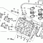 VFR750F Передняя головка цилиндров