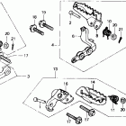 XR250R Подножки
