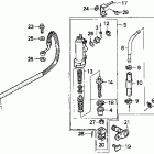 XR250L Задний тормозной цилидр
