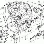 GL1500 Задний кожух картера