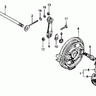Z50R Задний тормоз