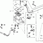 NT650 Задний тормозной цилидр