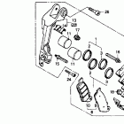 ST1100 Передний тормозной суппорт