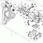 GL1500 Задний суппорт тормозной