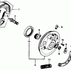 XR200R Передний тормоз