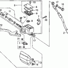 XR250L Главный тормозной цилиндр - передний