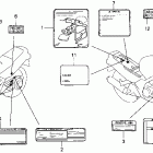 VFR750F Caution label 90-93