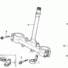 XR250R Траверса нижняя