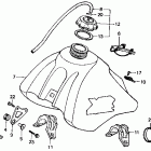 XR250R Fuel tank 86-91