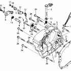 XR200R Right crankcase cover 86-93