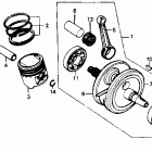 XR200R Crankshaft 86-93
