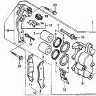 XR250L Передний тормозной суппорт