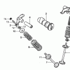 XR100R Распределительный вал