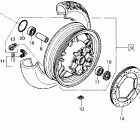 GL1500 Rear wheel 90-91