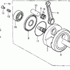 XR100R Коленвал