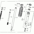 XR100R Front fork 88-92