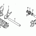 XR250R Вилка переключения передач