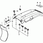 XR600R Заднее крыло