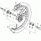 CR125R Front wheel 90-91
