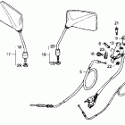 CB400F Рулевые переключатели