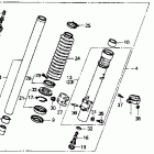 XR600R Front fork 88-90