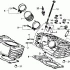 XL600V Cylinder (rr.)