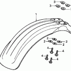 CR250R Переднее крыло