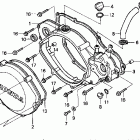 CR250R Right crankcase cover 90-91