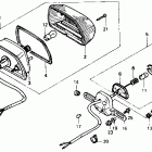 XL600V Фонарь задний