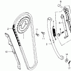 CB125TT Цепь ГРМ