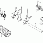 NX250 DOMINATOR Вилка переключения передач