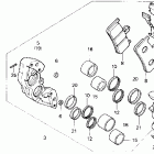 VFR750R Передний тормозной суппорт