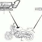 CB400F Наклейки