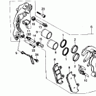 CBR600F Передний тормозной суппорт