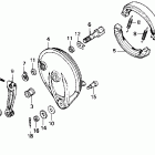 GB500 Задний тормоз