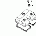 NX250 DOMINATOR Крышка головки цилиндров