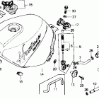 CBR600F Топливный бак